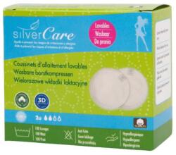 Silver Care Absorbante reutilizabile pentru sân, 100% bumbac, 2 picături - Masmi Silver Care 2 buc