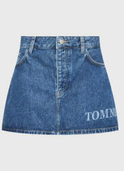 Tommy Jeans Fustă de blugi Micro DW0DW14834 Bleumarin Regular Fit