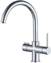 Bivio csaptelep víztisztítóhoz 4-utas, KRÓM, AREZZO (4W-IN-ARE)