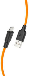 hoco. X21 Szilikon töltokábel Micro USB 1m, narancssárga (HC711908) - dstore