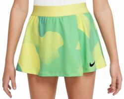Nike Fustă fete "Nike Court Dri-Fit Victory Flouncy Printed Skirt - light citron/light citron/b
