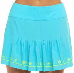 Lucky in Love Fustă tenis dame "Lucky in Love Embroidery Long Stitch Around Skirt - sky