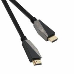 VCOM kábel HDMI (apa-apa) 2m (v2.1, 19M/M, 3D) fekete-ezüst (CG860-2.0)