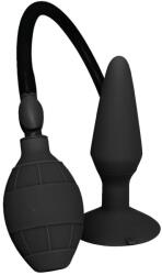 DreamToys MenzStuff L - pumpálható anál plug - fekete (nagy) - shop