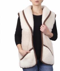 Vlnka Galléros mellény birka gyapjúból - kétszínű bézs ruházat méretei 5XL