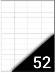 Fortuna Etikett FORTUNA 52, 5x21, 2mm univerzális 5200 címke/doboz 100 ív/doboz (01.03457) - fotoland