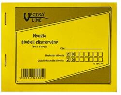 Vectraline Nyomtatvány nyugta átvételi elismervény VECTRALINE A/6 fekvő 50x3 lapos (B13-67/V) - fotoland