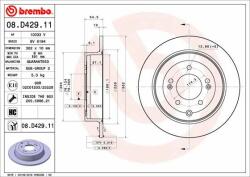 BREMBO Disc frana BREMBO PRIME LINE - UV Coated 08. D429.11 (08.D429.11)
