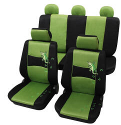 Petex Set complet huse scaune universale verde Gecko Petex