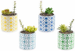 Decorer Set 4 plante artificiale in ghiveci 11x19 cm (A61.00.36)