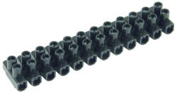GAO 0518455555 Sorkapocs, 2 csavaros, 0.75-4/6 mm, 12p, fekete színben (0518455555)