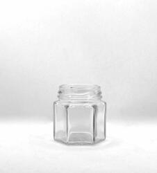  47ml Konzerv Üveg Hexagon (401-00020)