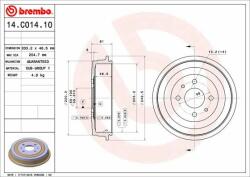 BREMBO Tambur frana BREMBO 14. C014.10