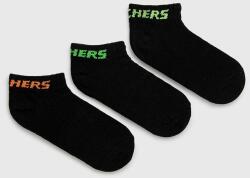 Skechers gyerek zokni (3 pár) fekete - fekete 27/30 - answear - 2 290 Ft