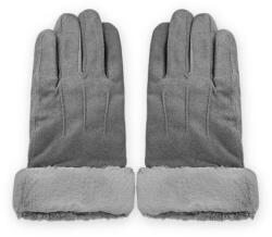 Hurtel Manusi Touchscreen, Cu Blana, Winter Gloves, Gri