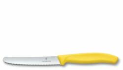 Victorinox Swiss Classic paradicsomszeletelő kés (11 cm) 2 részes, sárga - 6_7836_L118B (6_7836_L118B)