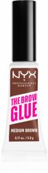 NYX Professional Makeup The Brow Glue gel pentru sprancene culoare 03 Medium Brown 5 g
