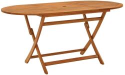 vidaXL Masă de grădină pliabilă, 160x85x75 cm, lemn masiv de eucalipt (312454)