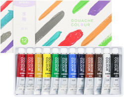 M&G - Gouache festékek 12 ml - 12 darabos készlet