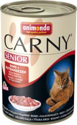  Animonda Cat Carny Senior, vită și inimă de curcan 24 x 400 g