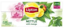 Lipton Ceai verde Lipton cu aroma de mango si urzica, 20 plicuri