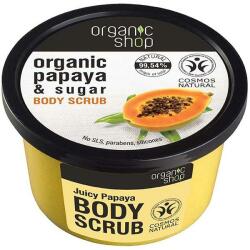 Organic Shop Scrub pentru corp Papaya și zahăr - Organic Shop Papaya & Sugar Body Scrub 250 ml
