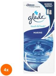 Glade Set 4 x Rezerva Odorizant de Aer cu Actiune Instanta Glade Microspray, Marine, 10 ml (ROC-4xJWMGB00099)