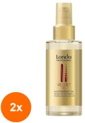 Londa Professional Set 2 x Ulei pentru Par Londa Care Velvet Oil Lightweight Oil, 100 ml (ROC-2xLOPCN00152)