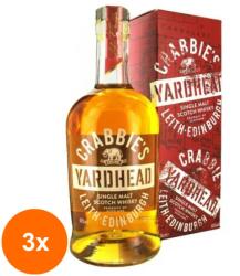 Crabbie's Set 3 x Whiskey Yardhead Crabbies 40% Alcool, 0.7l