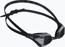 TYR Tracer-X RZR tükrös verseny úszószemüveg fekete és ezüst LGTRXRZM_043