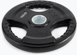 XTREXO TREXO fekete gumírozott öntöttvas súlyzótárcsa 10 kg RW10