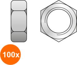 Schaefer-Peters Set 100 x Piulita Hexagonala din 934 Inox A2-M8 093428S (COR-100X093428S)