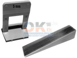 SKT SKT2015 ÉKES szintező, 100db ÉK + 100db TALP, 5mm fuga, 12-20mm laphoz (skt201515cs9) (skt201515cs9)