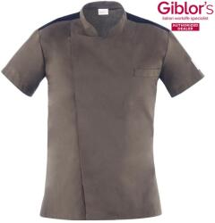 Giblor's THIAGO szakácskabát - barnás szürke (22P08G640)