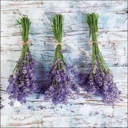 Ambiente Lavender Bouquets papírszalvéta 33x33cm, 20db-os - szep-otthon