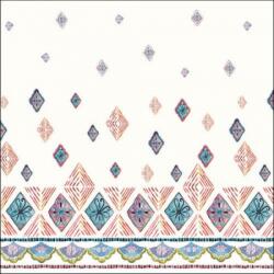 Ambiente Diamonds White papírszalvéta 33x33cm, 20db-os