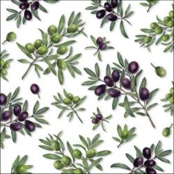 Ambiente Olives All Over papírszalvéta 33x33cm, 20db-os