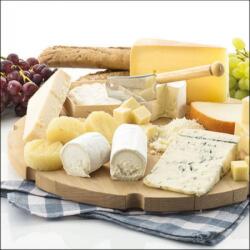 Ambiente Cheese Platter papírszalvéta 33x33cm, 20db-os