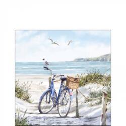 Ambiente Bike at the Beach papírszalvéta 25x25cm, 20db-os - szep-otthon