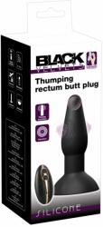 Black Velvets Thumping Rectum Butt Plug (14, 9 cm)