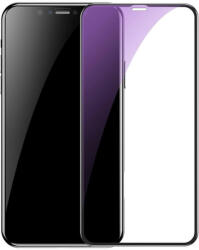 Baseus Set 2 x Folie, Compatibila cu iPhone 11 Pro, Compatibila cu iPhone XS, Compatibila cu iPhone X, Sticla Securizata, Full-screen, Baseus, Anti Blue Light / Raze UV, Negru