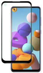 Wozinsky Folie Compatibila cu Samsung Galaxy A21s, Wozinsky Nano Flexi Glass, Cu Rama, Negru
