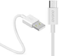 Dudao Cablu date USB - Micro USB, Dudao, 3A, 1m, Alb