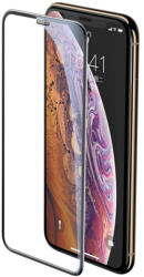 Baseus Folie Compatibil cu iPhone 11 Pro Max / Compatibil cu iPhone XS Max, Sticla Securizata 3D, Full Screen, Protectie Praf Difuzor, Baseus, Negru