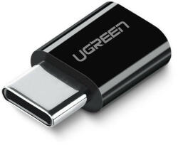 UGREEN Adaptor / OTG, Micro USB - USB C, Ugreen, Negru