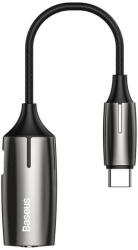 Baseus Adaptor / Convertor Audio USB Type C to USB Type C (Mama) + Jack 3, 5 mm (Mama), Baseus L60, Negru