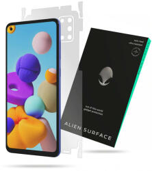 Alien Surface Folie Alien Surface, Compatibila cu Samsung Galaxy A21s, Ecran, Spate si Laterale Transparent