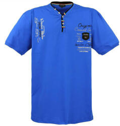 LAVECCHIA tricou bărbătesc 2042 oversize Albastru 5XL