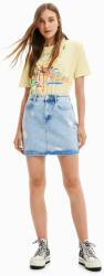Desigual farmer szoknya mini, egyenes - kék XS