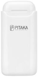 PITAKA Suport pentru casti AirPods si Baterie Externa 2 in 1, Pitaka, Air Pal, Fibra de aramida, AP1002, Alb